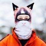 Angry Cat facemask with ears