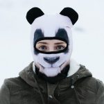 Panda facemask with ears