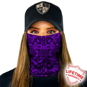 SA Purple Paisley maska